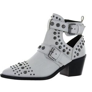 Kurt Geiger leather studded ankle boots/shoes